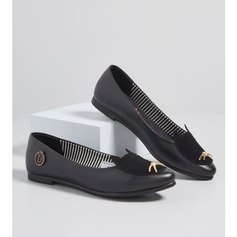Fortunate Soles Cat Ballet Flat Size 10